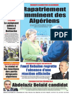 Journal Le Soir Dalgerie 30.09.2018