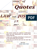 Collection of 200 Quotes About Law and Justice