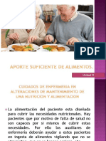 Aporte Suficiente de Alimentos