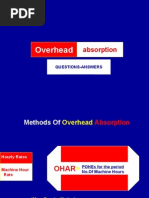 Overhead Absorption-Questions