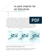 Ejercicios para Mejorar Las Funciones Ejecutivas