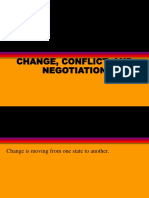 Change Conflict and Negotiation