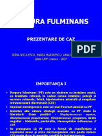 Prezentare de Caz Purpura Fulminans Zumf 2007