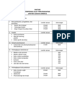 Daftar Perlengkapan Apotek