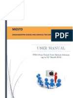 User Manual - PTRC - View Historic Return - Up To 31st March 2016