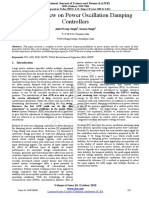 Critical Review On Power Oscillation Damping Controllers