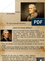 Unidad 3 Thomas Jefferson y La Compra de Luisiana - Óscar A Rúa