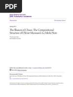 The Illusion of Chaos - The Compositional Structure of Olivier Messiaen's "Le Merle Noir"