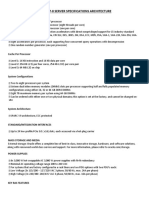 Sparc M7-8 Server Specifications Architecture