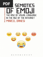 (Bloomsbury Advances in Semiotics) Marcel Danesi - The Semiotics of Emoji - The Rise of Visual Language in The Age of The Internet (2016, Bloomsbury Academic) PDF