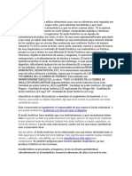 El Ácido Fosfórico Es Un Aditivo Alimentario Cuyo Uso en Alimentos Está Regulado Por La IndustriaAlimenticia