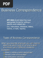 AAA Business Correspondence