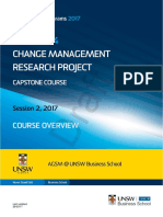 MBAX9134: Change Management Research Project