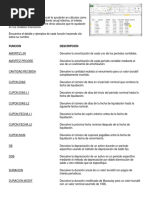 Funciones Financieras