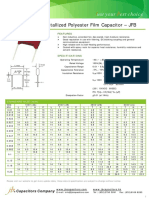 JFB Metallized Polyester Film Capacitor