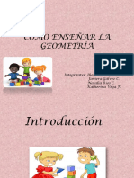 Cómo Enseñar La Geometría