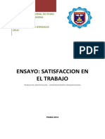 Satisfacción en El Trabajo