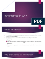 Inheritance in C++