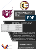 Deficiencia Selectiva Iga