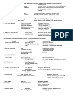 Ratios Used To Evaluate Short Term Financial Position (Short Term Solvency and Liquidity)