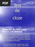 Test de Cloze