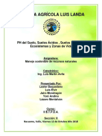 Informe Luis Landa PH Del Suelo Suelos Acidos Suelos Alcalinos Ecosistemas y Zonas de Vida