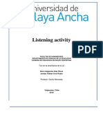 Listening Activity: Nicol Alejandra Díaz Pérez Jordan Fabian Urra Rubio