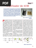 Amplificador de 40W