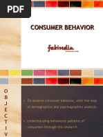 Fabindia Consumer Behavior