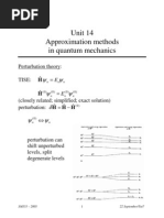 Approximation Methods in Quantum Mechanics