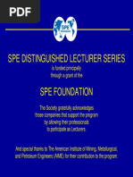 Spe Distinguished Lecturer Series