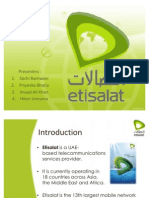 Marketing Presentation On Etisalat