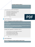 Lihat Pembahasan: Read The Following Text To Answer Questions Number 1