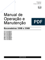 330D, 336D - Operação e Manutanção