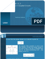 Chapter 13 - 2 Energy in Coupled Circuits