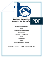 Calibración y Certificación