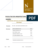 Informe Puertas y Ventanas de Fierro