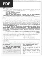 Prova 1° Semestre ETMSL PDF