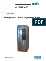 Mabe Refrigerador Manual de Servicio Sirius AQUA