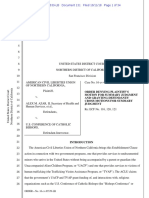 Order Denying Plaintiff'S Motion For Summary Judgment and Granting Defendants' Cross-Motions For Summary Judgment