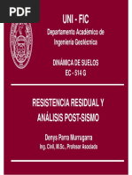 EC-514 - Resistencia Residual, Análisis Post-Sismo