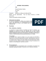 Informe Psicolaboral