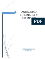 Informe Anualidades Ordinarias