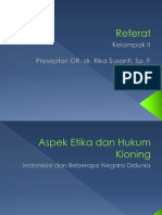 Aspek Etika Dan Hukum Kloning