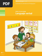 Lenguaje Verbal: Cuadernillo de Orientaciones Pedagógicas