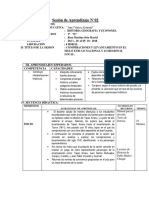 Sesión de Aprendizaje de Historia 3° 01 - 10 - Al 05 - 10 - 2018