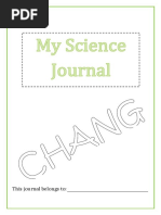 Science Journal Template