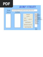 Korf Utility: File Name Names List Sorted Names File Details