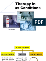 Fluid Therapy in Various Conditions