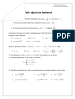 Taller Derivadas Sencillas